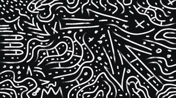 abstracte borstel hand getrokken doodle achtergrond vector