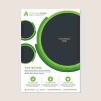 corporate business jaarverslag brochure flyer ontwerp vector