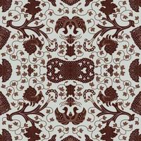 Javaans patroon. Indonesisch batik etnisch patroonontwerp voor achtergrond vector