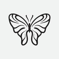 vlinder tekening vector