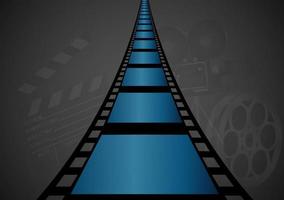 filmstrip ontwerp lege doos vector