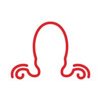 minimalistische lijn moderne octopus logo ontwerp vector grafisch symbool pictogram teken illustratie creatief idee