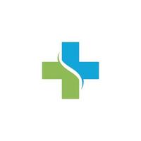geneeskunde apotheek gezondheid logo medische kruiden plus pictogram gezondheidszorg symbool vector design