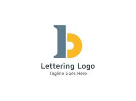 letter b logo creatief ontwerpsjabloon gratis pro vector