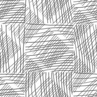 zwart-wit naadloze patroon hand getekende textuur. vector