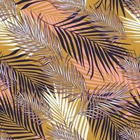 abstracte exotische plant naadloze patroon. tropisch palmbladerenpatroon. vector