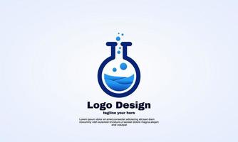 creatief lab logo ontwerp vector illustratie kleurverloop