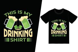 dit is mijn drinkshirt t-shirt vector