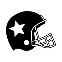 American Football-helm vector