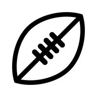 American Football vector pictogram