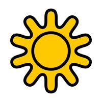 Zon pictogram vector