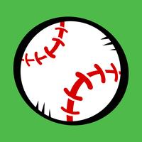 Honkbal vector pictogram