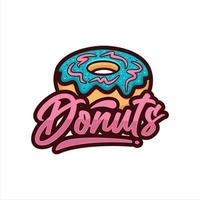 donuts vector design premium logo