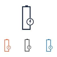 batterij opladen pictogram vector