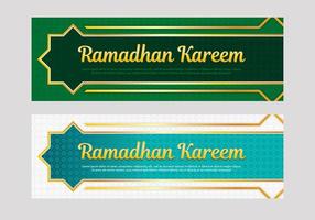 ramadan kareem-sjabloon voor spandoek vector