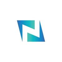 letter n logo ontwerp vector afbeelding