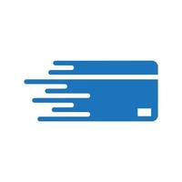 creditcard snel logo symbool pictogram vector grafisch ontwerp illustratie