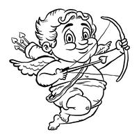 Cupido vectorillustratie vector