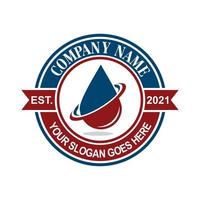 gas- en olie-logo, industrie-logo; vector