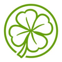 Lucky Irish Clover voor St. Patrick&#39;s Day vector