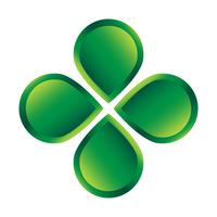 Lucky Irish Clover voor St. Patrick&#39;s Day vector