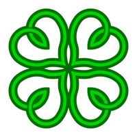 Lucky Irish Clover voor St. Patrick&#39;s Day vector