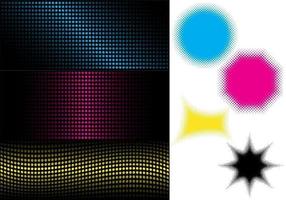 Halftone Vector en Banner Pack