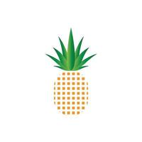 ananas logo vector afbeelding achtergrond
