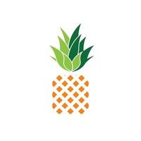 ananas logo vector afbeelding achtergrond