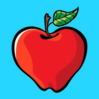 Apple cartoon vector pictogram