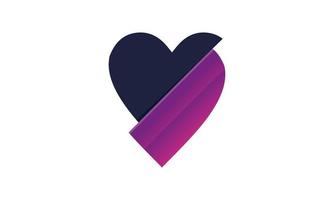 stock illustratie geweldige liefde gradiënt logo ontwerp inspiratie vector