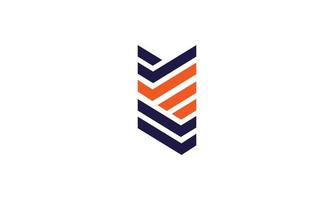 abstracte zakelijke advies- en financiële bedrijven schild logo ontwerp lijnstijl vector
