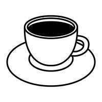 Koffie drinken vector pictogram