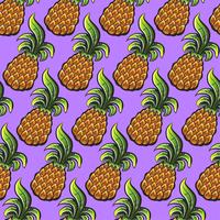 Ananas fruit vector