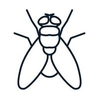 dier insect vliegt minimalistische vorm lijnen logo vector pictogram illustratie ontwerp