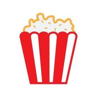 moderne popcorn met pakket logo symbool vector pictogram grafisch ontwerp illustratie