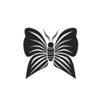vlinder silhouet illustratie vector, abstract ontwerp vector
