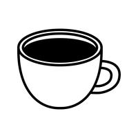 Koffie drinken vector pictogram