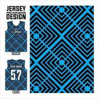 vector abstract ontwerppatroon voor sport en sublimatie print jersey sjabloon.