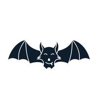 dier vleermuis schattig schrik logo vector pictogram illustratie ontwerp