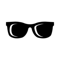Cool zonnebril Eye Frames vector pictogram