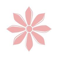geometrisch vrouwelijk bloem roze logo ontwerp vector grafisch symbool pictogram teken illustratie creatief idee
