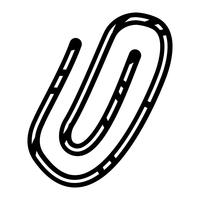 Paperclips Vector pictogram