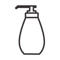 spray hand sanitizer lijnen logo vector symbool pictogram ontwerp grafische afbeelding