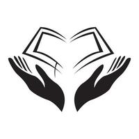moslim hand bid met koran logo symbool vector pictogram illustratie grafisch ontwerp