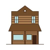 vintage hout sheriff kantoor logo symbool pictogram vector grafisch ontwerp illustratie idee creatief