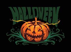 pompoen halloween illustratie vector