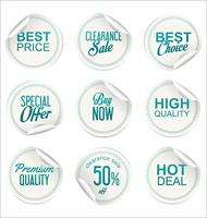 Moderne badges stickers en labels-collectie vector