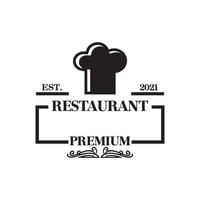 restaurant logo, voedsel logo vector