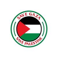 red palestina-logo, gratis gaza-vector vector